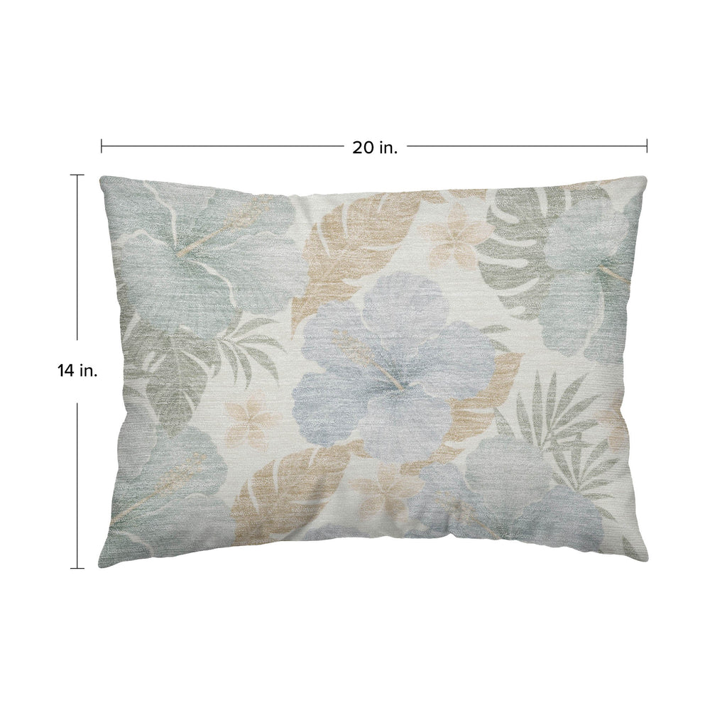 Aloha AH12 Ivory Chenille Decorative Pillow