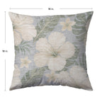 Aloha AH12 Silver Chenille Decorative Pillow