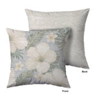 Aloha AH12 Silver Chenille Decorative Pillow