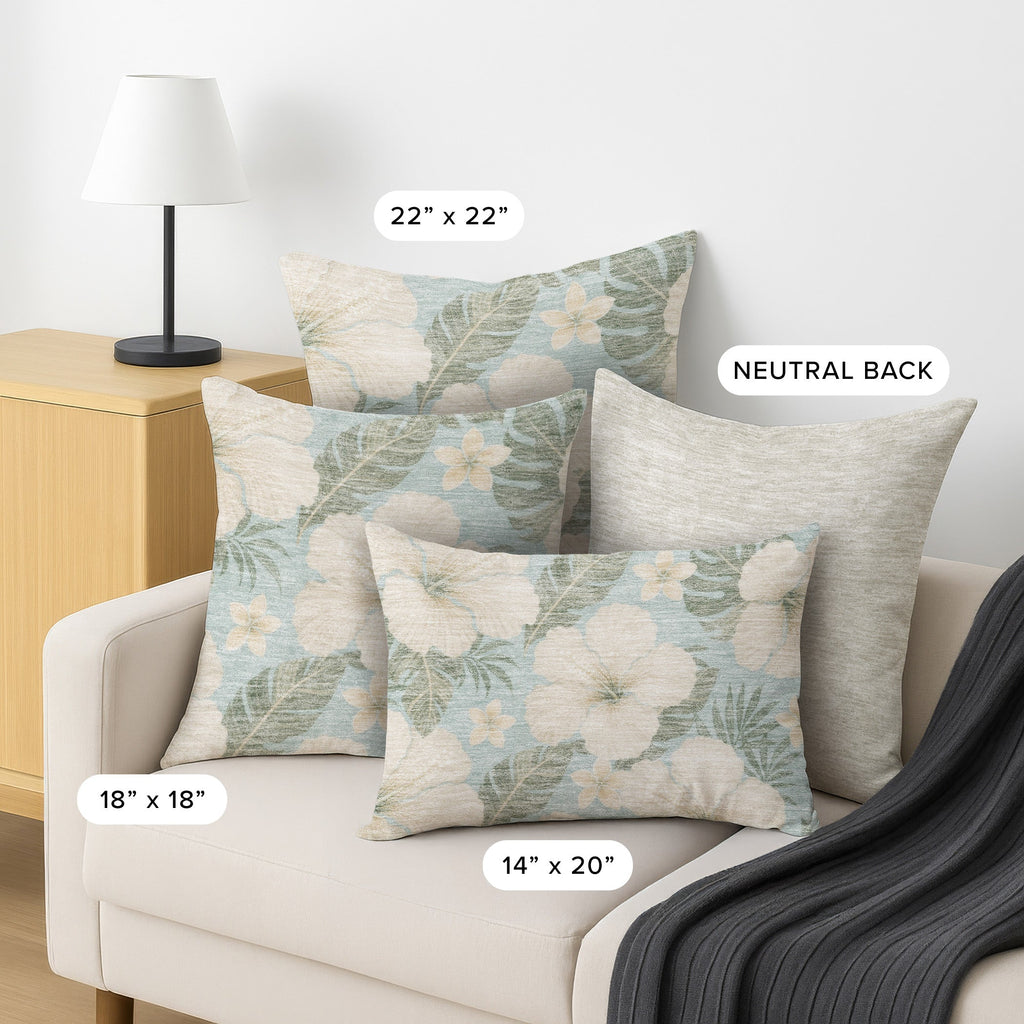 Aloha AH12 Sky Chenille Decorative Pillow