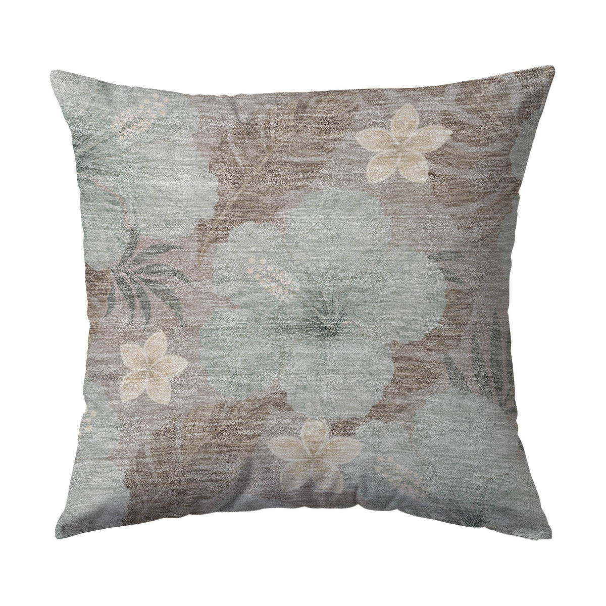 Aloha AH12 Taupe Chenille Decorative Pillow