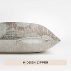 Aloha AH12 Taupe Chenille Decorative Pillow