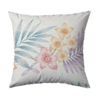 Aloha AH1 Ivory Chenille Decorative Pillow