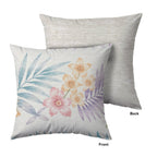 Aloha AH1 Ivory Chenille Decorative Pillow