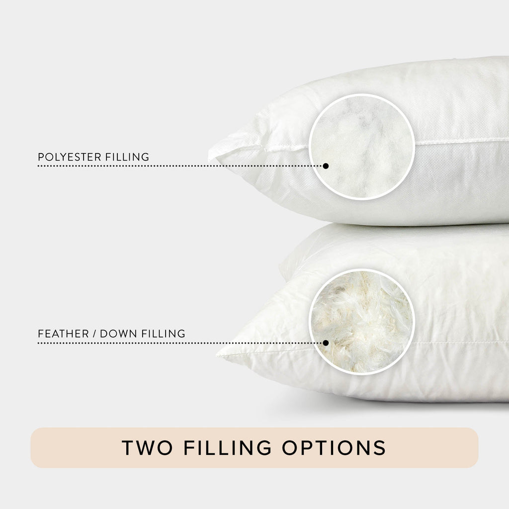 Aloha AH1 Ivory Chenille Decorative Pillow