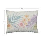 Aloha AH1 Ivory Chenille Decorative Pillow
