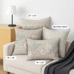 Aloha AH1 Khaki Chenille Decorative Pillow