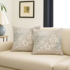 Aloha AH1 Khaki Chenille Decorative Pillow