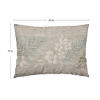 Aloha AH1 Khaki Chenille Decorative Pillow