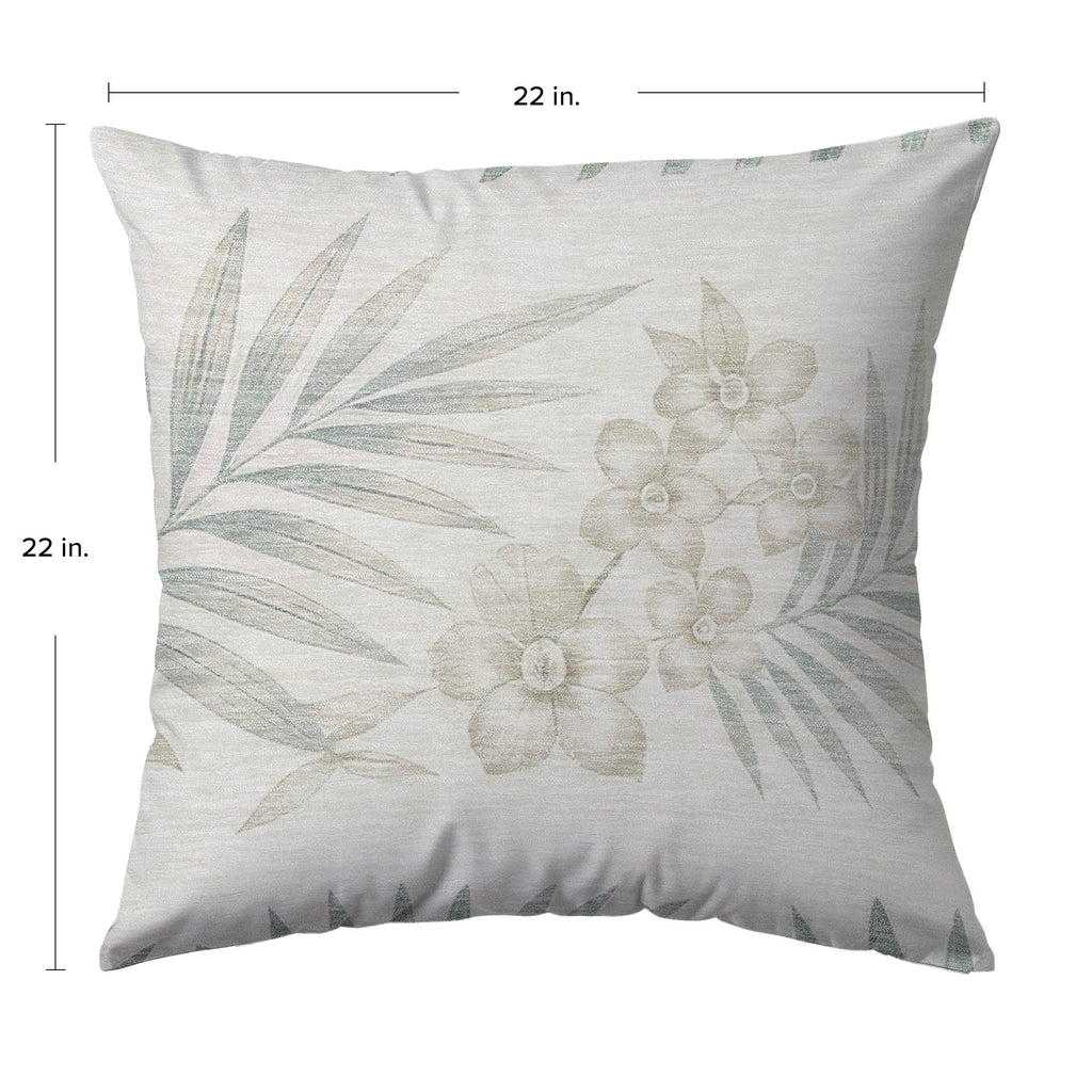 Aloha AH1 Linen Chenille Decorative Pillow