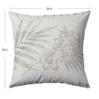 Aloha AH1 Linen Chenille Decorative Pillow