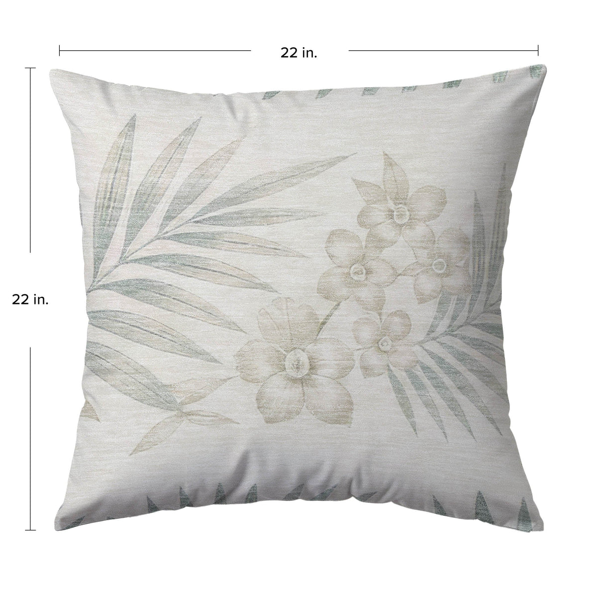 Aloha AH1 Linen Chenille Decorative Pillow
