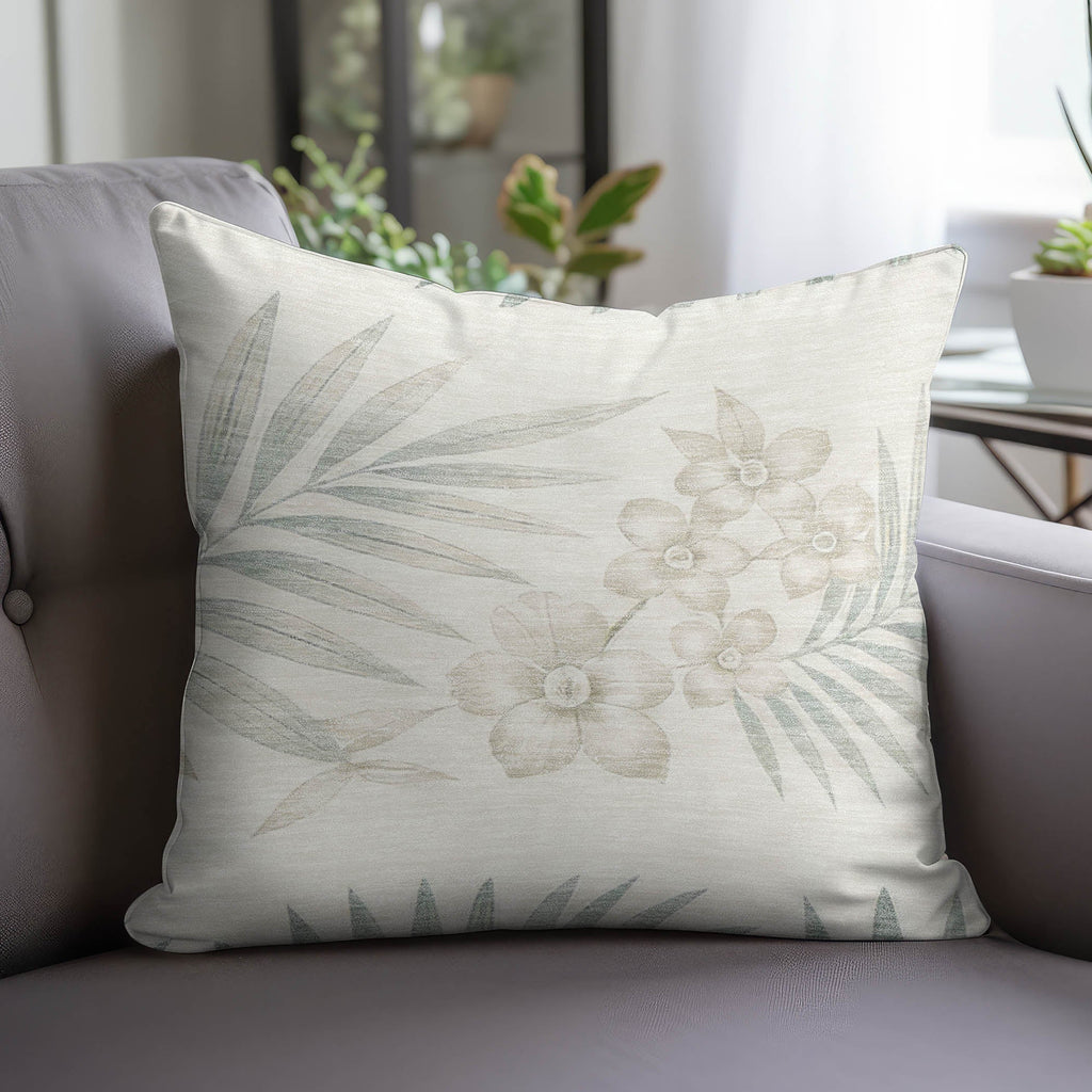 Aloha AH1 Linen Chenille Decorative Pillow