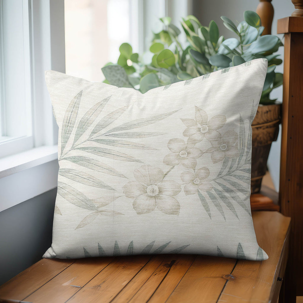 Aloha AH1 Linen Chenille Decorative Pillow