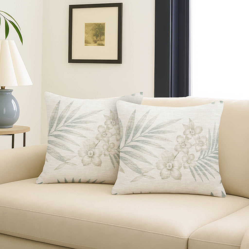 Aloha AH1 Linen Chenille Decorative Pillow