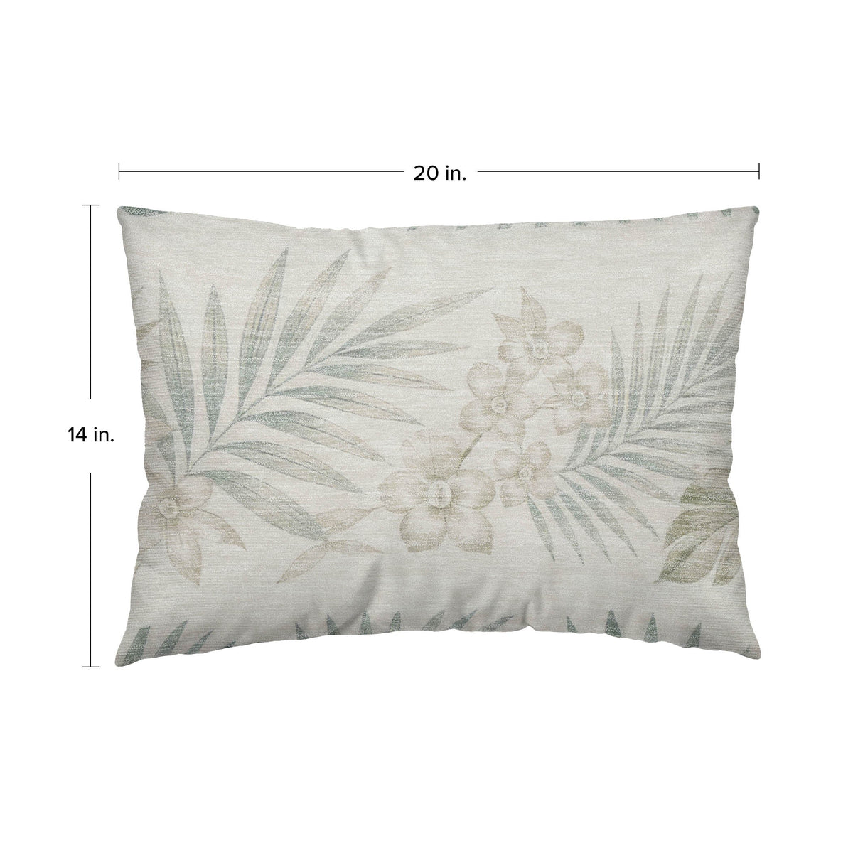 Aloha AH1 Linen Chenille Decorative Pillow