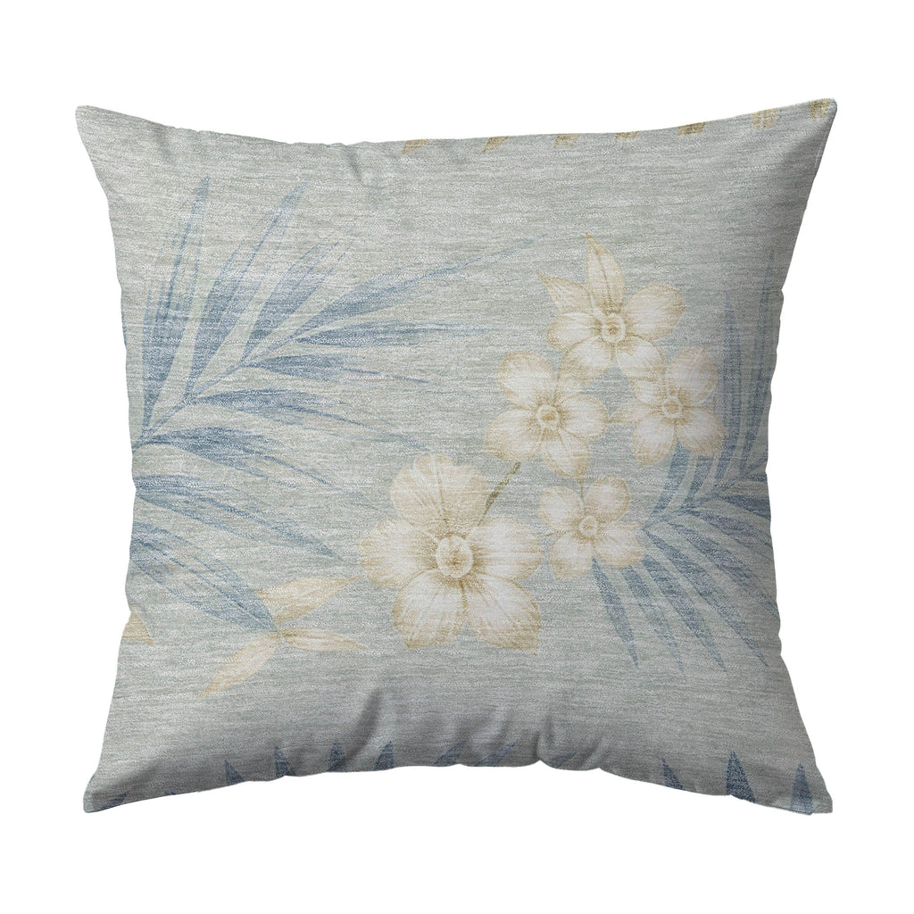 Aloha AH1 Seafoam Chenille Decorative Pillow