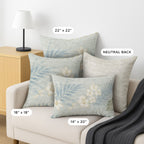 Aloha AH1 Seafoam Chenille Decorative Pillow