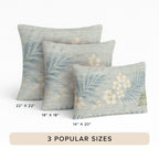Aloha AH1 Seafoam Chenille Decorative Pillow