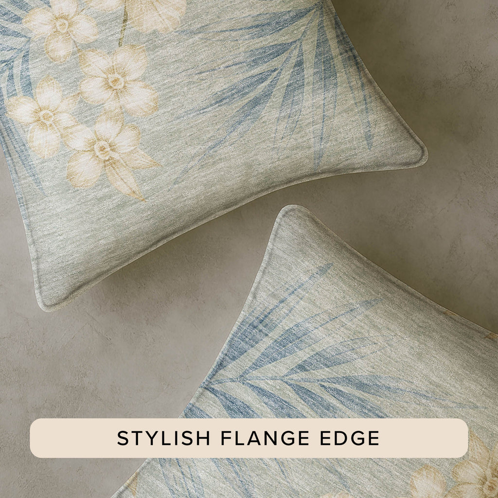 Aloha AH1 Seafoam Chenille Decorative Pillow