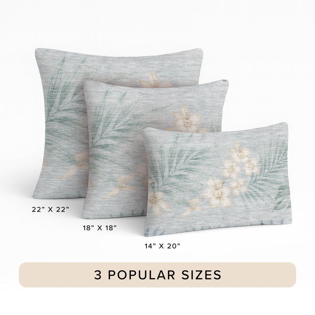 Aloha AH1 Sky Chenille Decorative Pillow