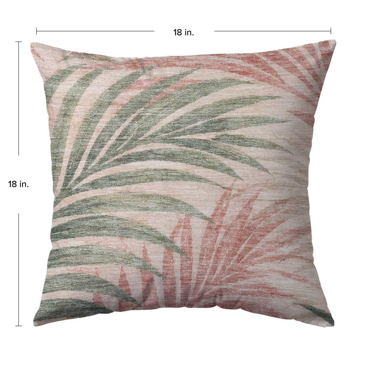 Aloha AH2 Blush Chenille Decorative Pillow