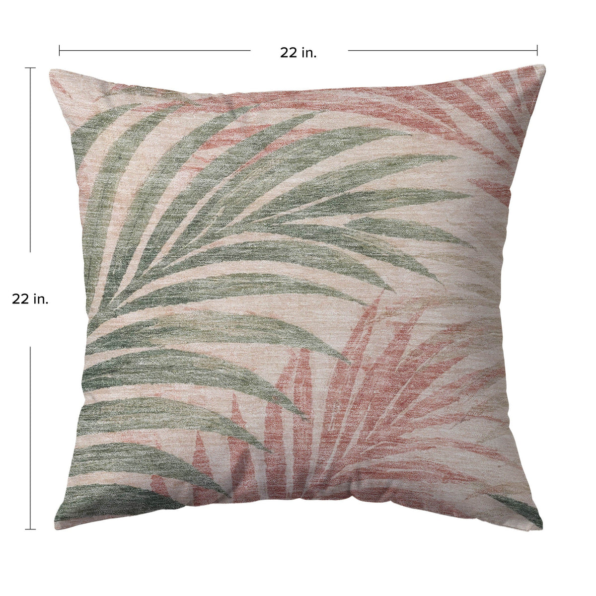 Aloha AH2 Blush Chenille Decorative Pillow
