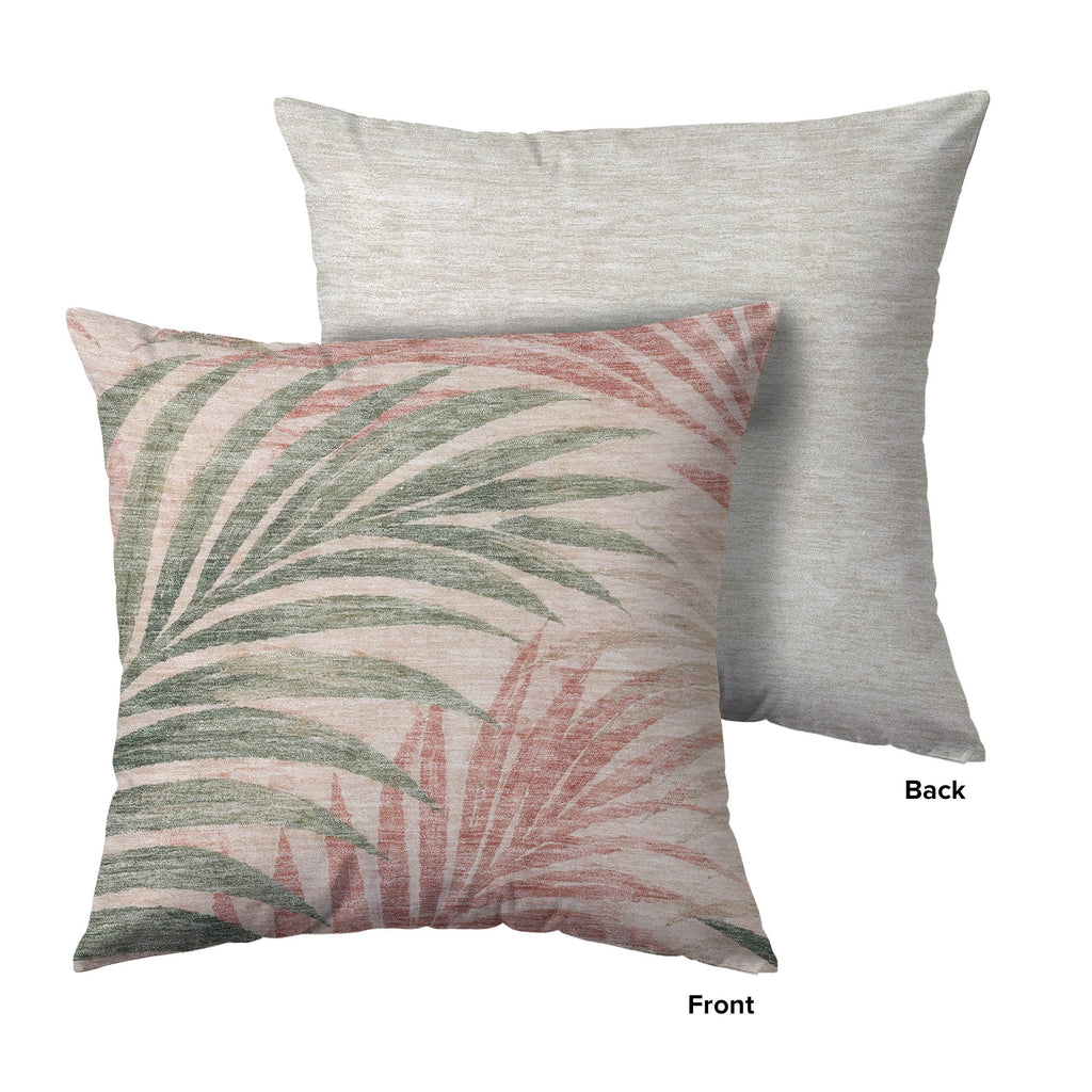 Aloha AH2 Blush Chenille Decorative Pillow