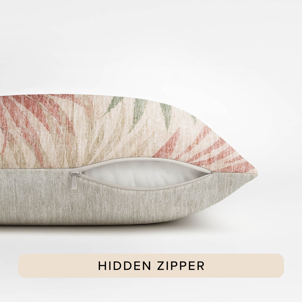 Aloha AH2 Blush Chenille Decorative Pillow