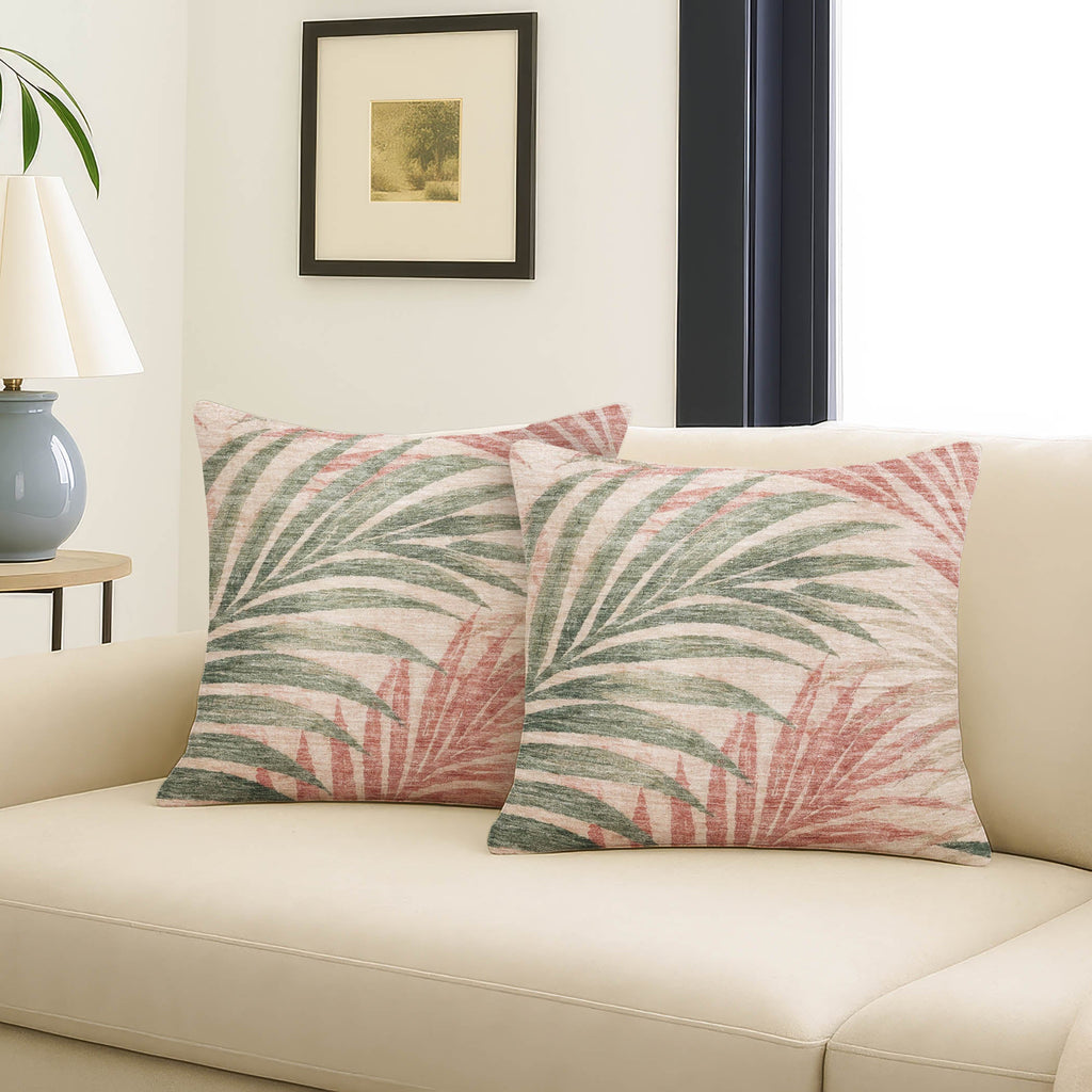 Aloha AH2 Blush Chenille Decorative Pillow