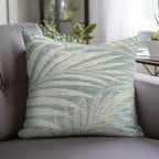 Aloha AH2 Teal Chenille Decorative Pillow