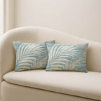 Aloha AH2 Teal Chenille Decorative Pillow