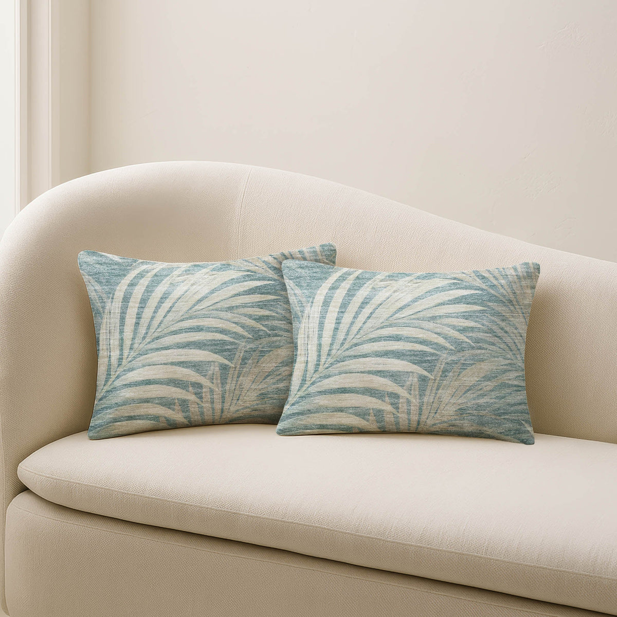 Aloha AH2 Teal Chenille Decorative Pillow