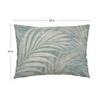 Aloha AH2 Teal Chenille Decorative Pillow