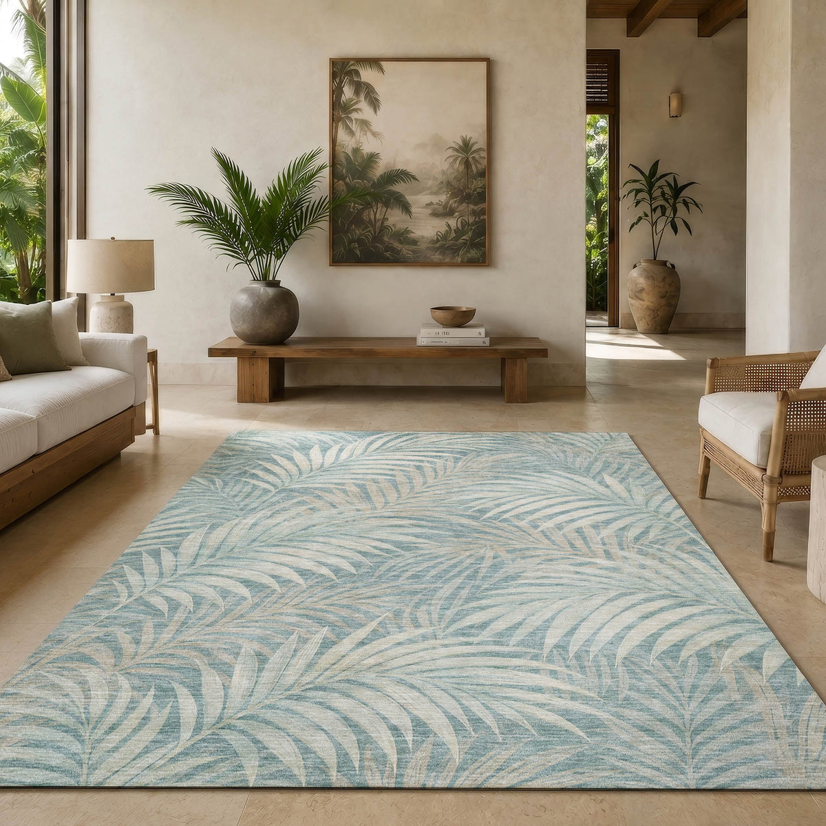 Aloha AH2 Teal Rug