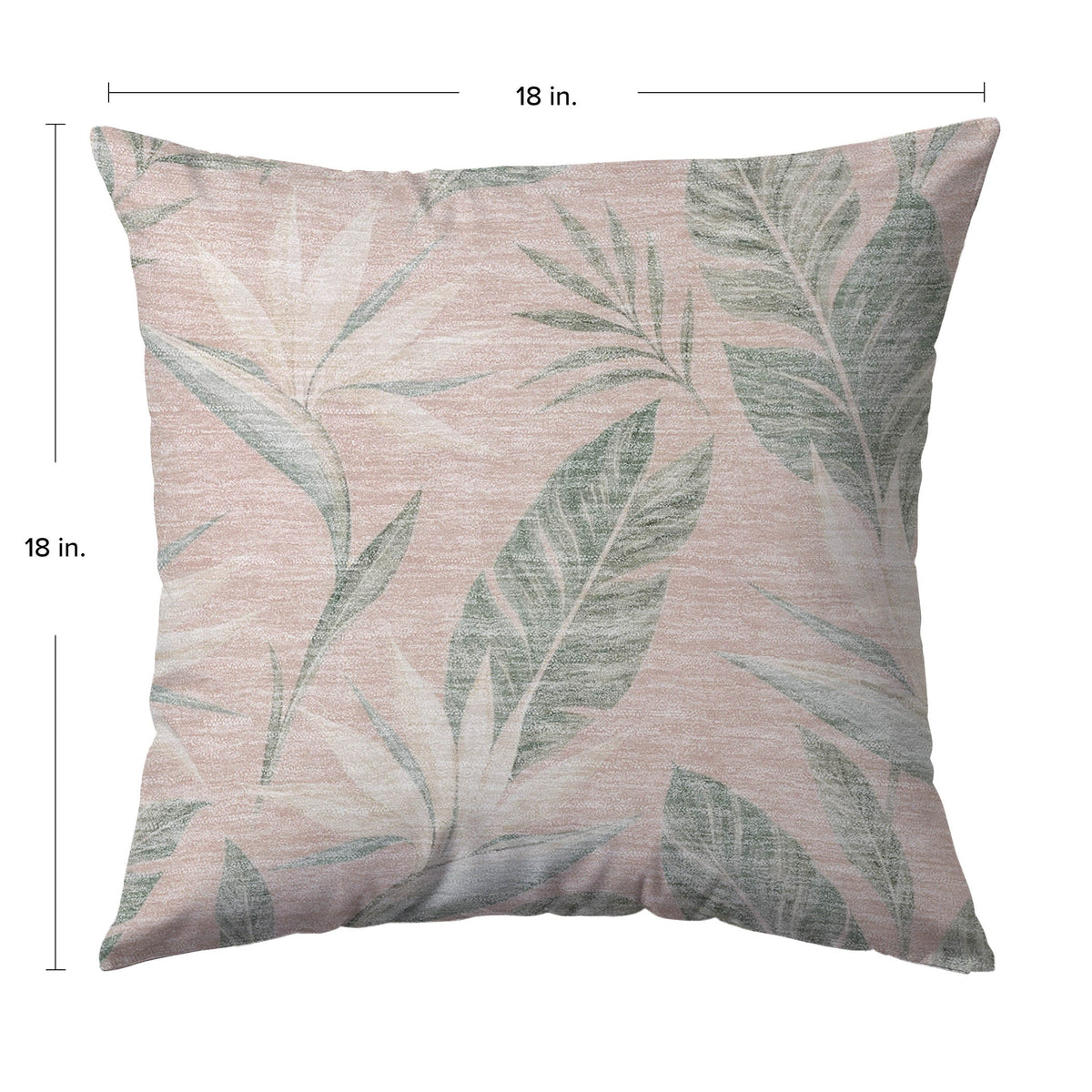 Aloha AH3 Blush Chenille Decorative Pillow