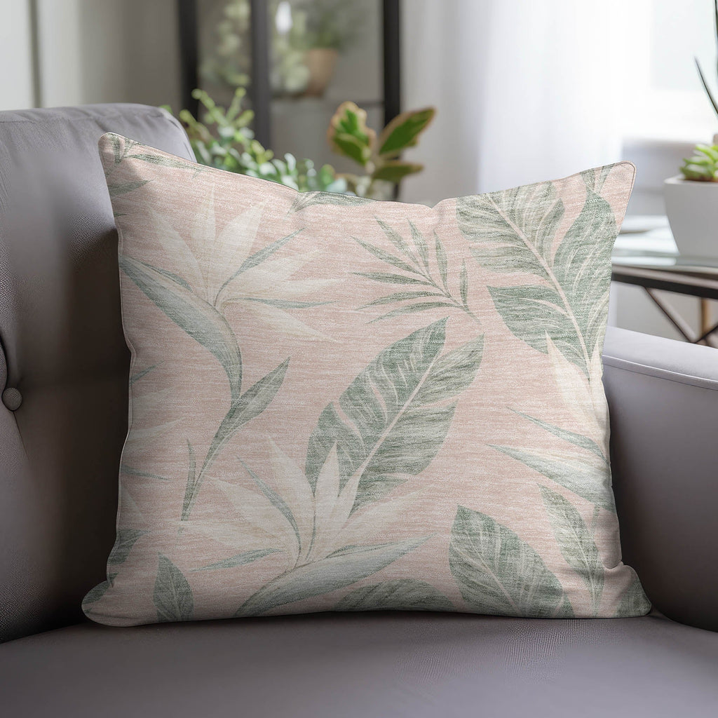 Aloha AH3 Blush Chenille Decorative Pillow