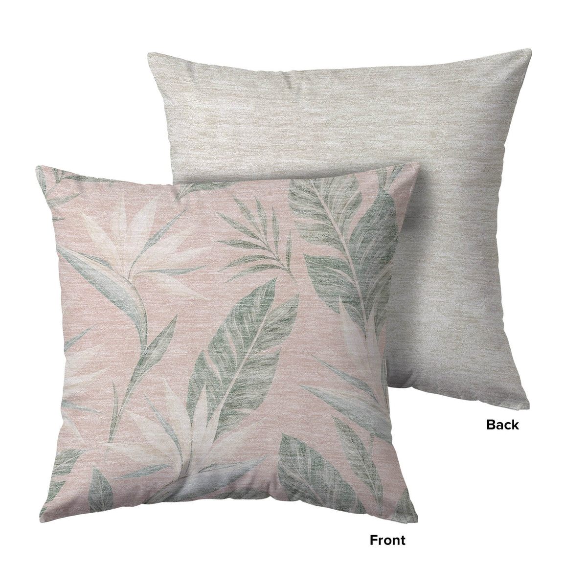 Aloha AH3 Blush Chenille Decorative Pillow