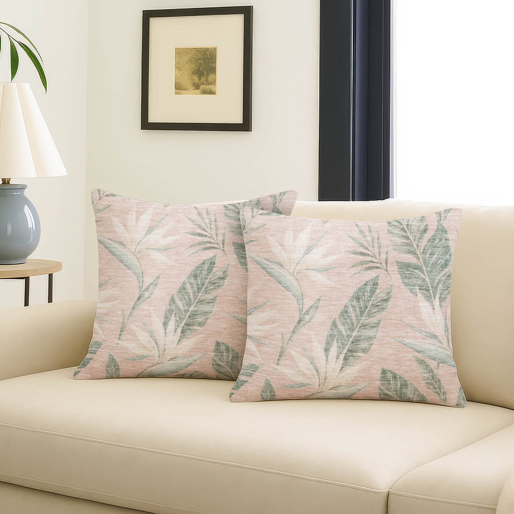 Aloha AH3 Blush Chenille Decorative Pillow