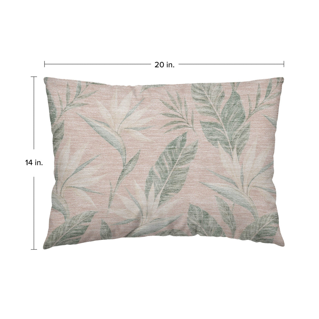 Aloha AH3 Blush Chenille Decorative Pillow