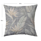 Aloha AH3 Gray Chenille Decorative Pillow