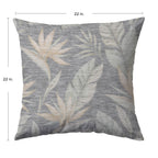 Aloha AH3 Gray Chenille Decorative Pillow