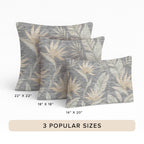Aloha AH3 Gray Chenille Decorative Pillow