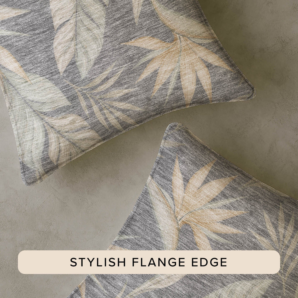 Aloha AH3 Gray Chenille Decorative Pillow