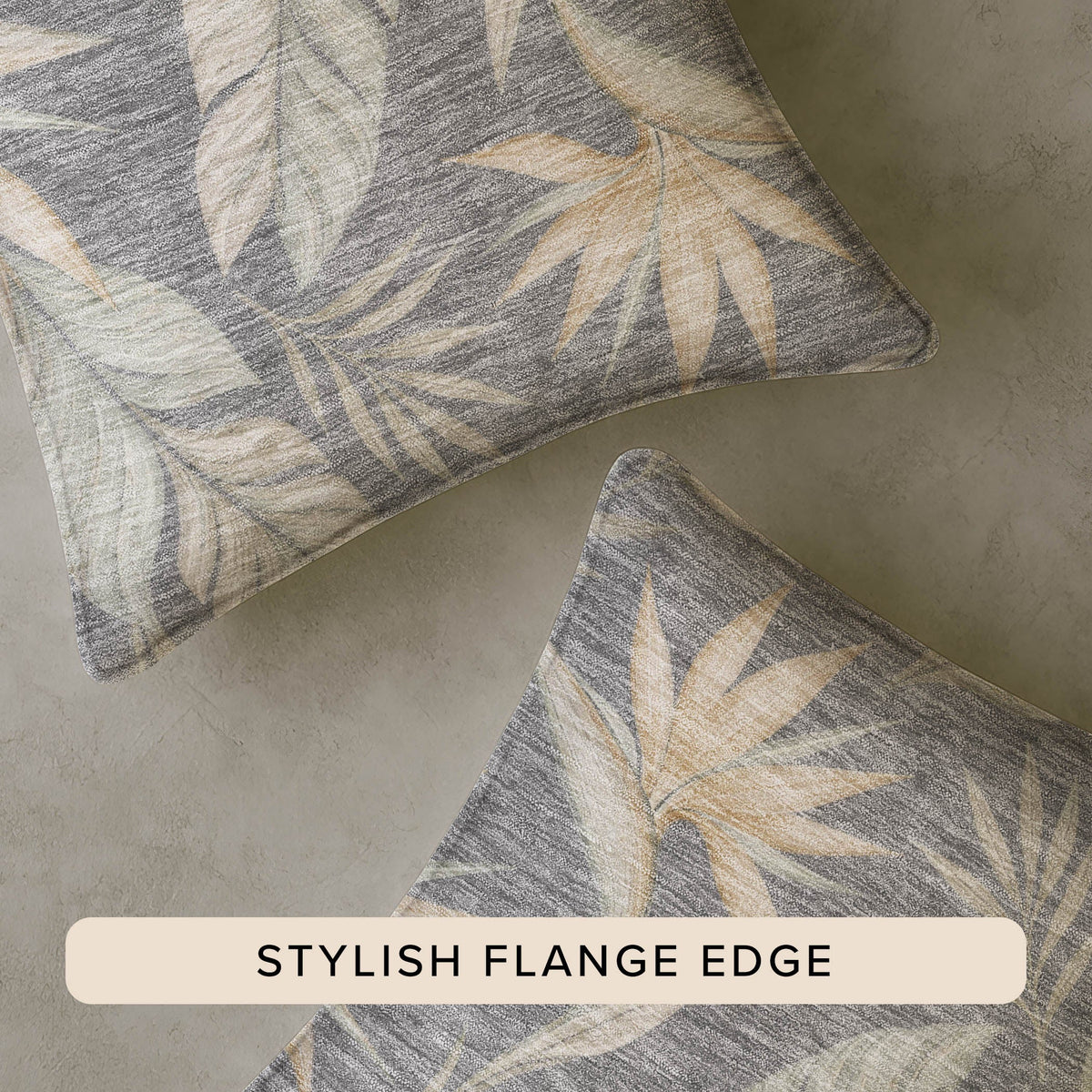 Aloha AH3 Gray Chenille Decorative Pillow
