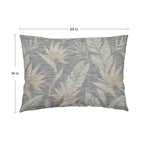 Aloha AH3 Gray Chenille Decorative Pillow