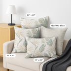 Aloha AH3 Ivory Chenille Decorative Pillow