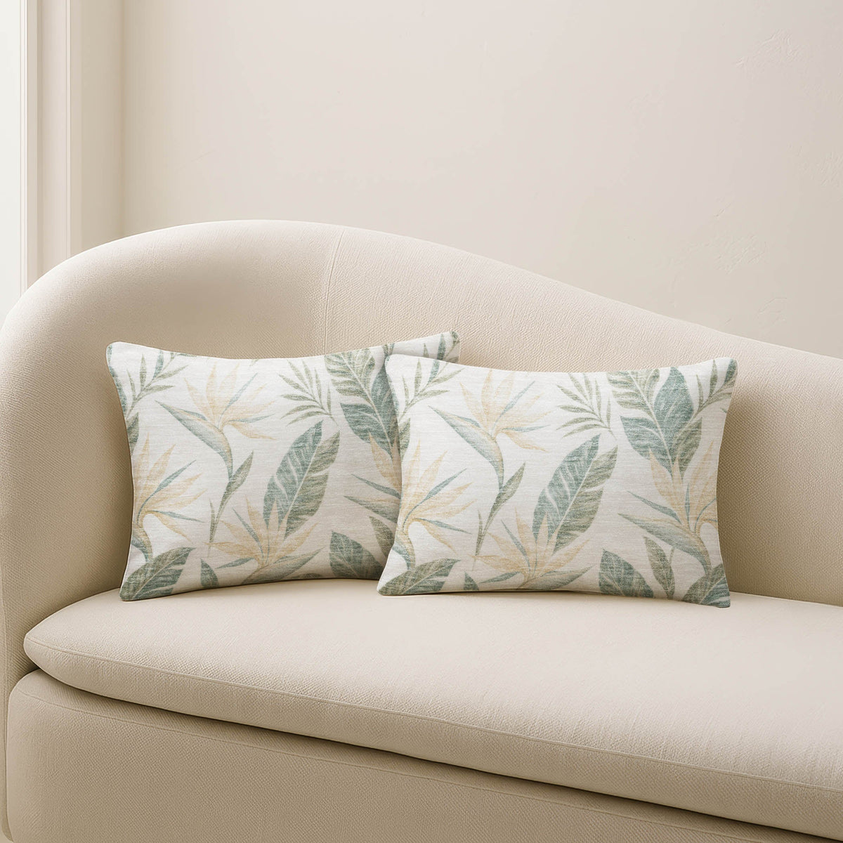 Aloha AH3 Ivory Chenille Decorative Pillow