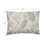 Aloha AH3 Ivory Chenille Decorative Pillow