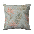 Aloha AH3 Seafoam Chenille Decorative Pillow